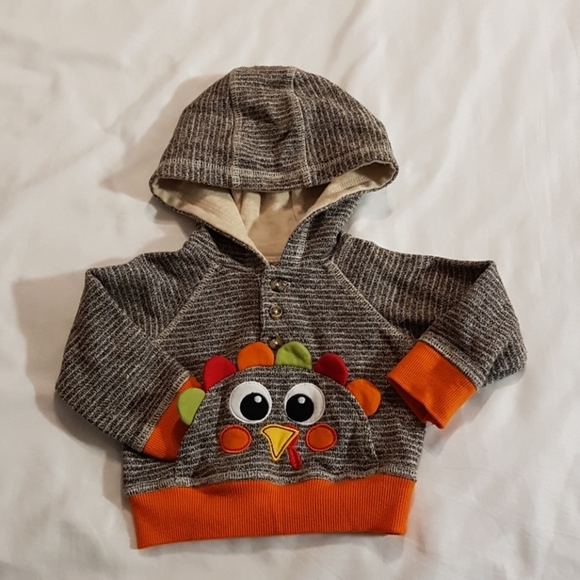 Baby essentials Turkey hoodie 6 months - Picture 1 of 3